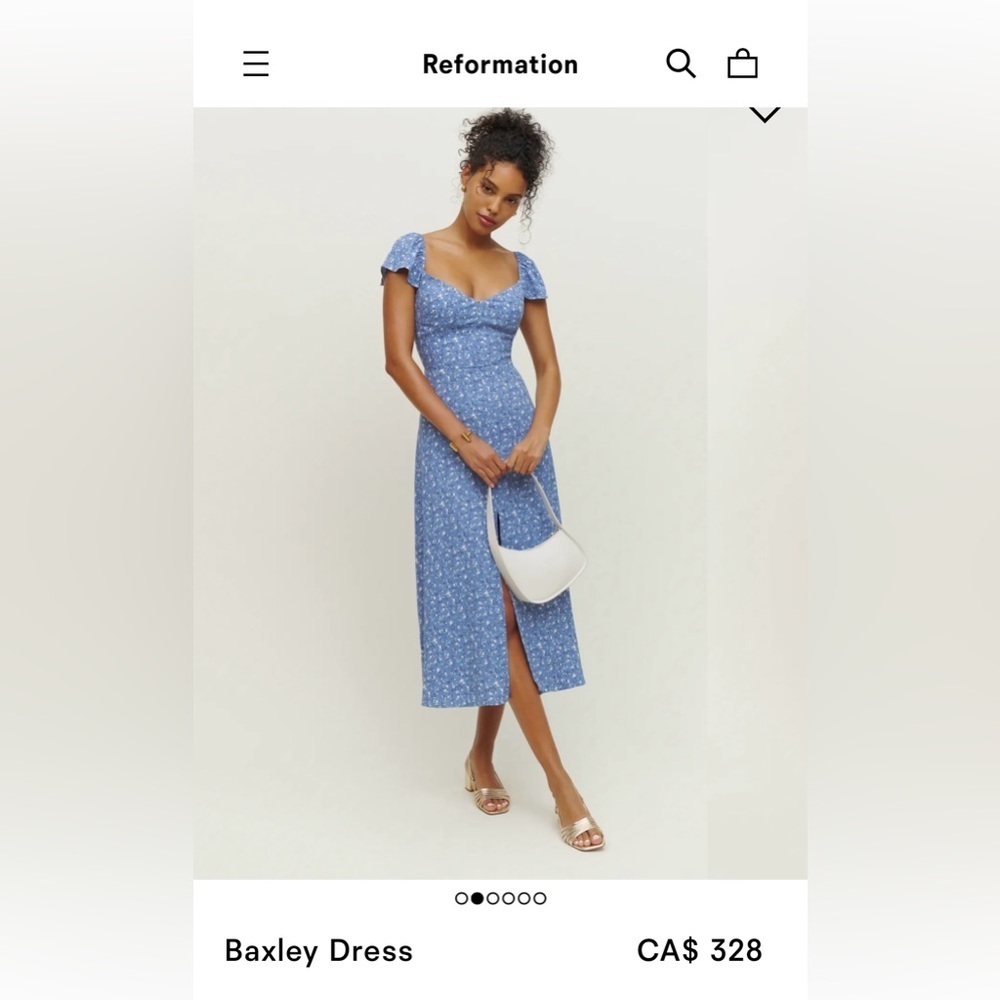 NWT Size 14 - Reformation Baxley Dress